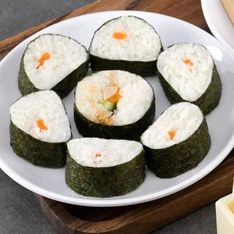 3pcs Sushi Mould Seaweed Seaweed Rice Wrapping Grinder Rice and Vegetable Roll Rice Wrapping Material Horizontal Square Sushi Oasis Select