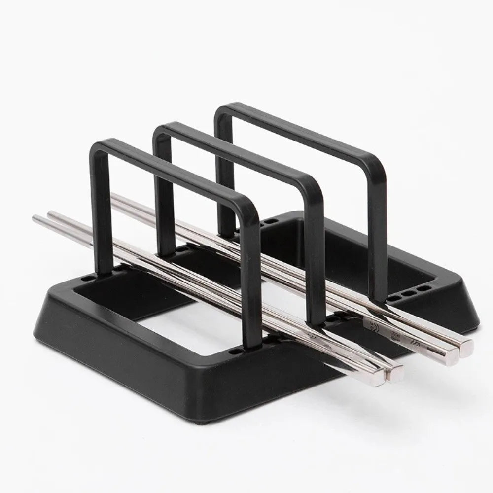 Multilayer Plastic Cutting Board Rack & Pot Lid Organizer