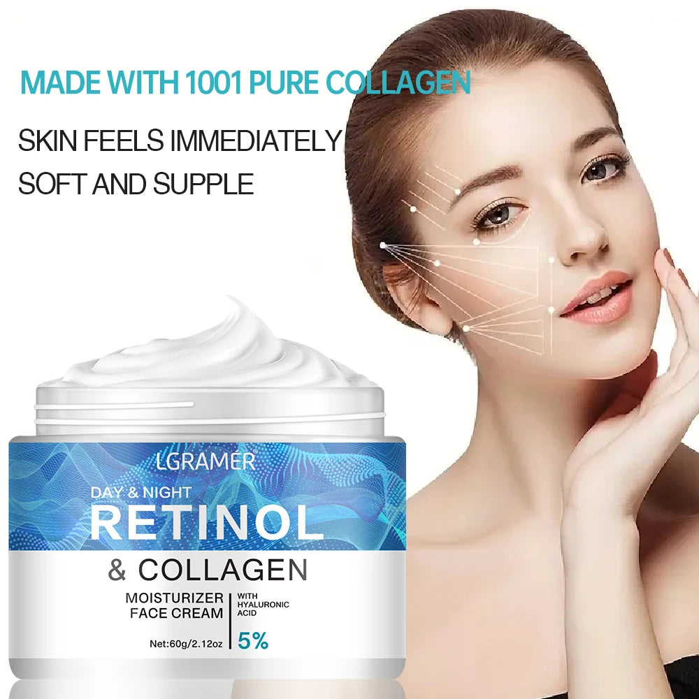 Retinol Firming Face Cream Lifting Neck Anti-aging Remove Wrinkles Night Day Cream Moisturizing Facial Serum Body Skin Care Oasis Select