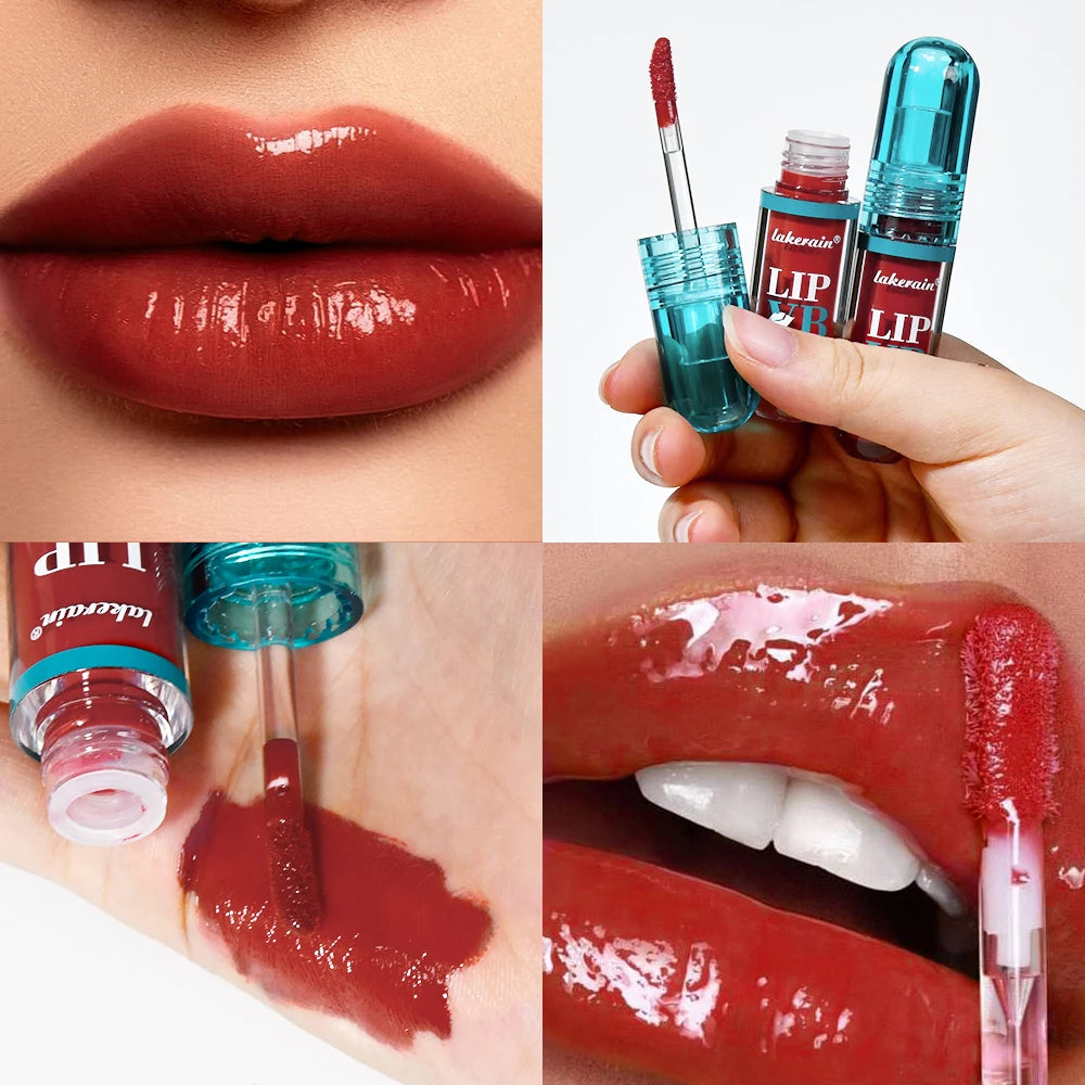 Mirror Lip Gloss Crystal Watery Lip Glaze Long Lasting Moisturizing Lip Balm Plumping Gloss Oil Hydrating Makeup Lip Tint Oasis Select