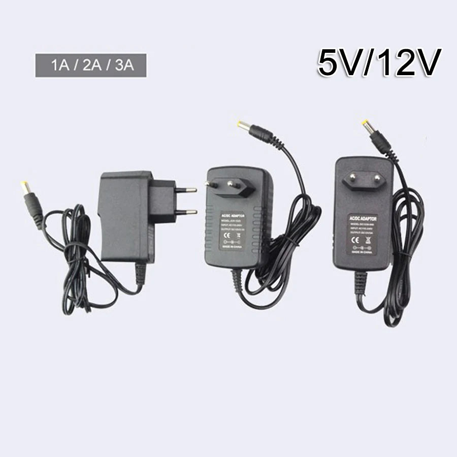 12V DC Power Supply Adapter 1A/2A/3A – LED Strips & Routers Power Supply Adapter Oasis Select