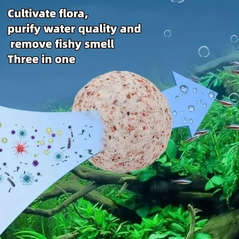 Aquarium Quartz Ball Fish Tank Filter Media Hollow Particles Biological Ball Bio Filter for Aquarium Accessories Oasis Select