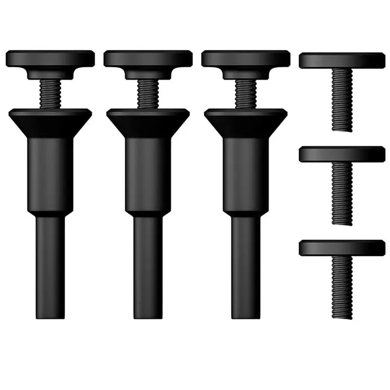 LIKE WISH Cut-Off Wheel Mounting Mandrel 3/8 Inch & 1/4Inch Arbor Hole With 1/4Inch, Shaft Stem For Die Grinder Accessories, 3Pa Oasis Select Black