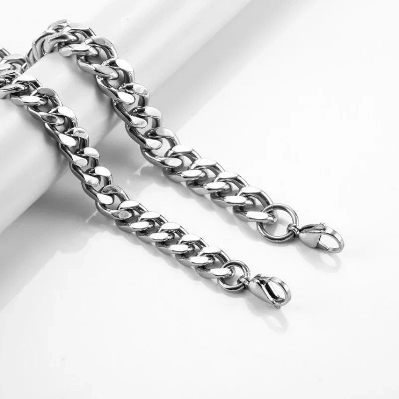 Men's Cuban Link Chain Necklace | Stainless Steel 8–14mm