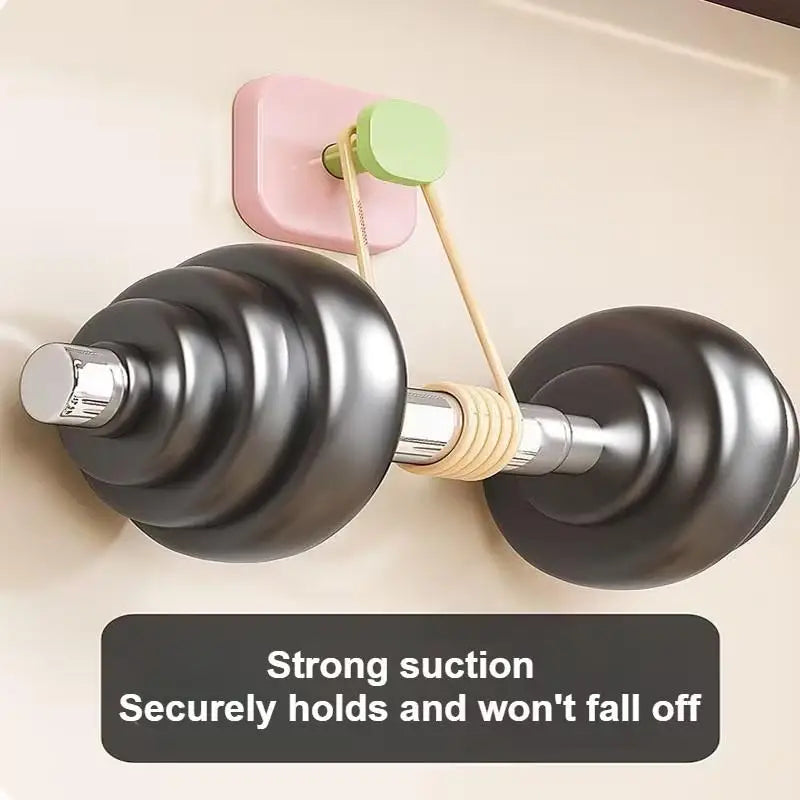 4pcs Dopamine Strong Suction Cup Hooks - Drill-Free & Trace-Free Adhesive Wall Hooks,ulti-Scene Home Organizer For Coat Hooks Oasis Select
