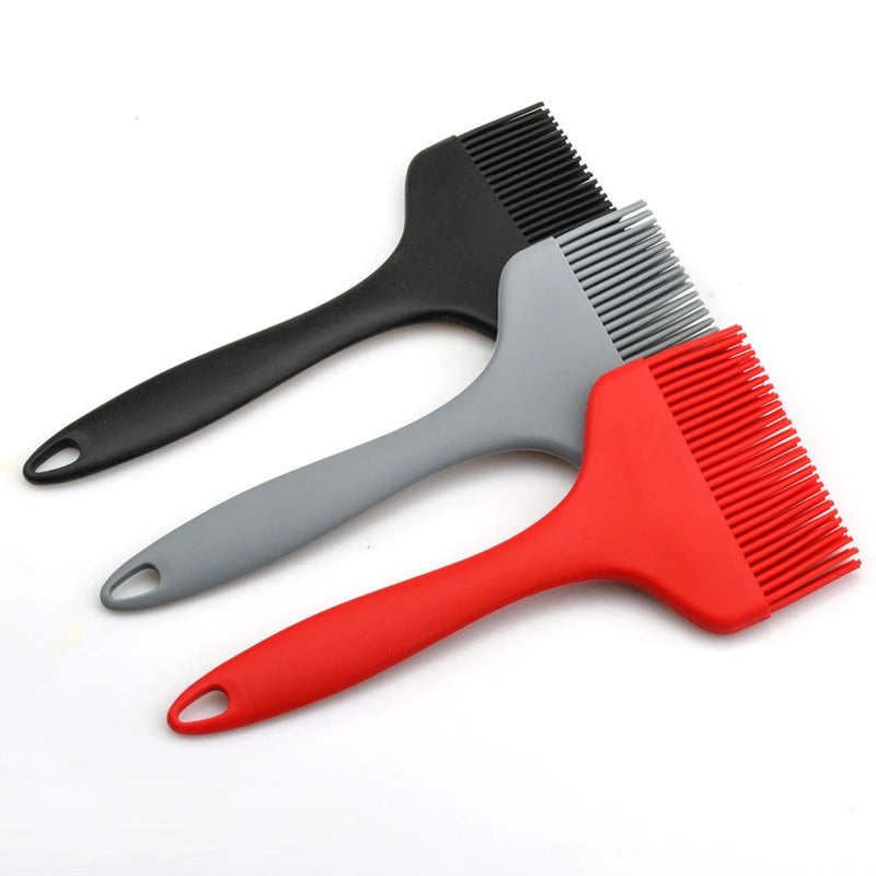 Large Silicone Barbeque Brush Cooking BBQ Heat Resistant Wide Oil Brushes Kitchen Supplies Bar Cake BBQ Baking Tools Oasis Select