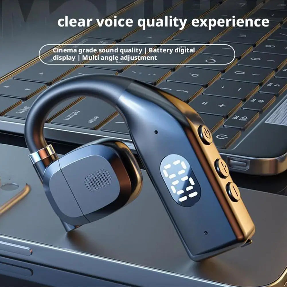Earhooks Wireless Bluetooth 5.4 Headphones Gaming Sports Headset HiFi Stereo Noise Reduction Earbuds Earphone With Microphone Oasis Select
