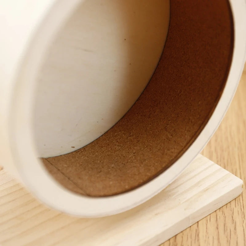 WISH Hamster Running Wheel Wooden Belt Support Roller Running Rack Pet Supplies Oasis Select