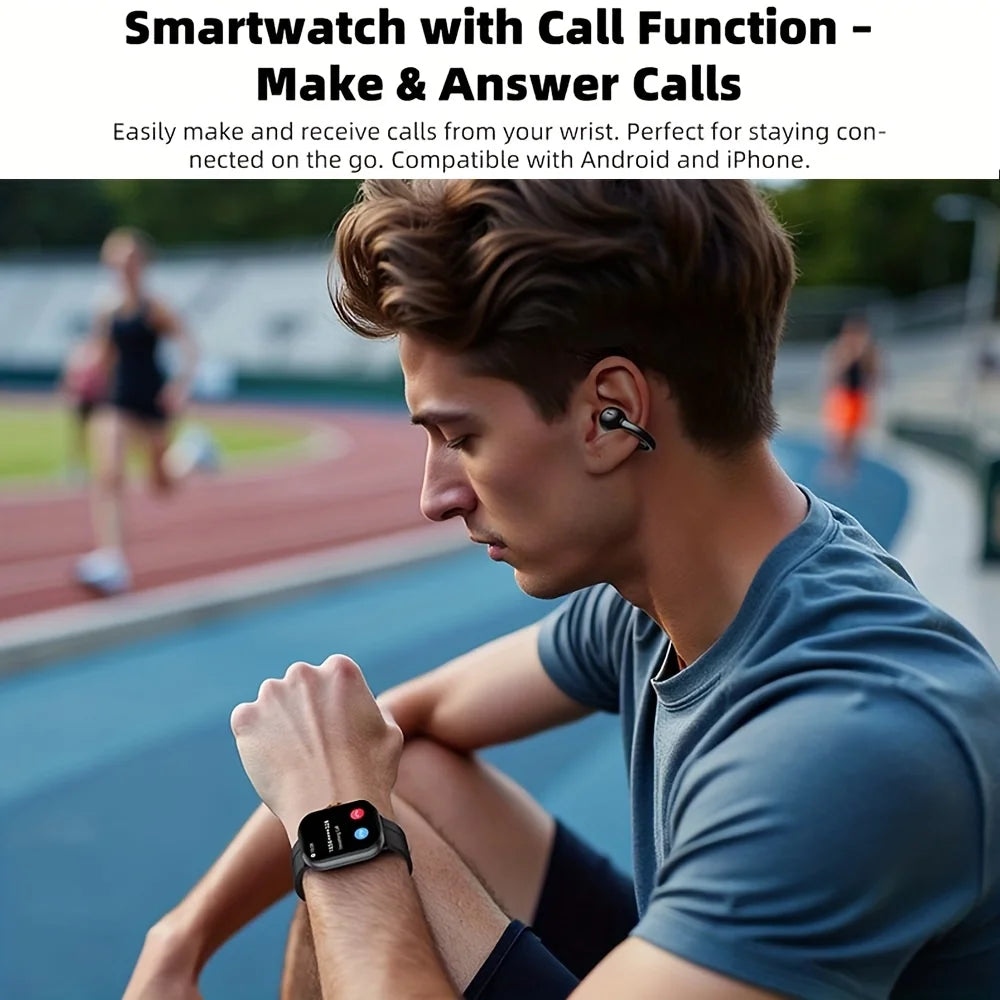 ERUN Smartwatch 2.01" Touchscreen, Fitness & Call Reminder
