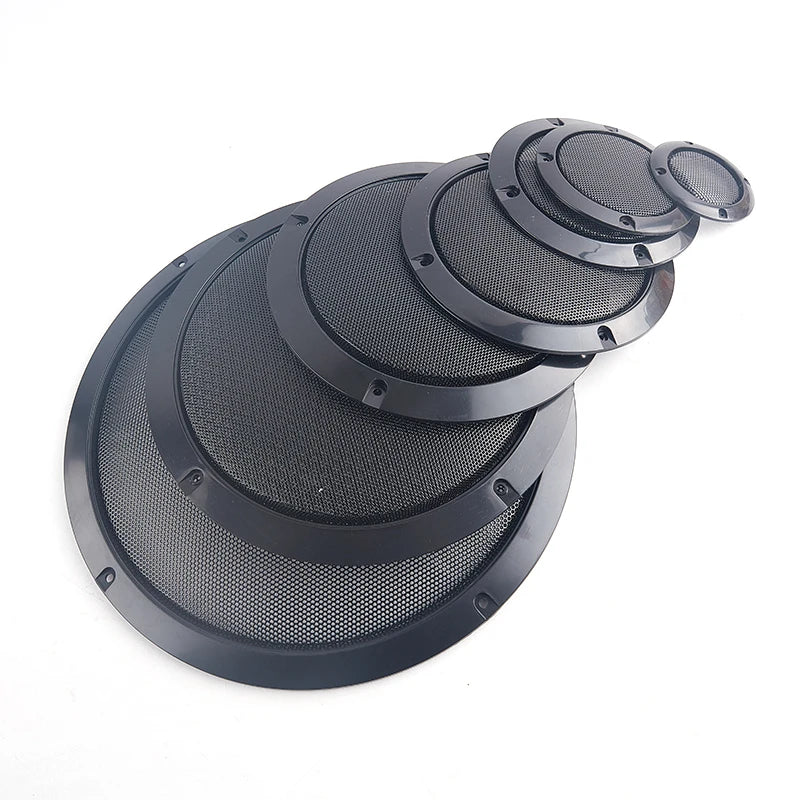 High-grade Car Home Mesh Enclosure Speaker 2 3 4 5 6 8 10 Inch Net Cover Speakers Plastic Frame Metal Iron Wire Grilles Oasis Select