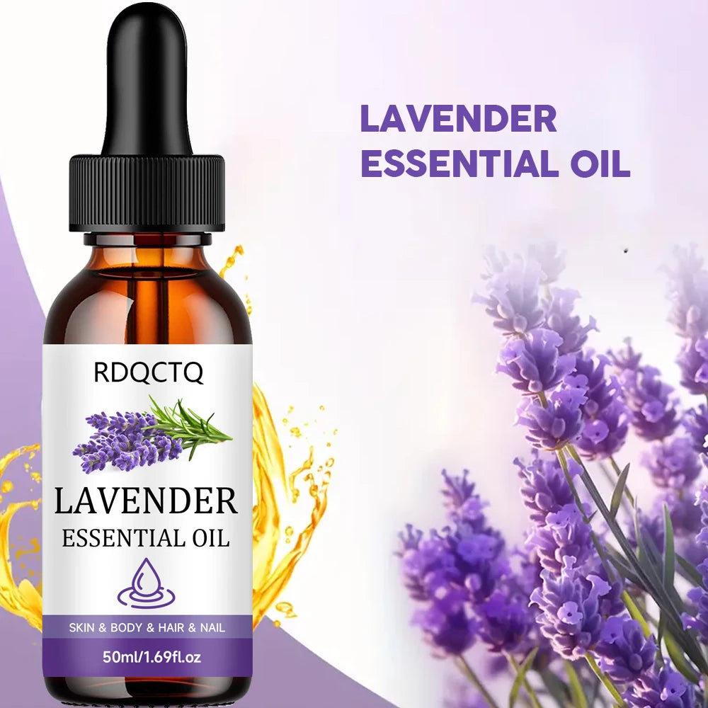 Lavender Essential Oil - 100% Pure Natural for Skin Body Hair Nail Care - Aromatherapy Massage Oil Moisturizing Formula Oasis Select