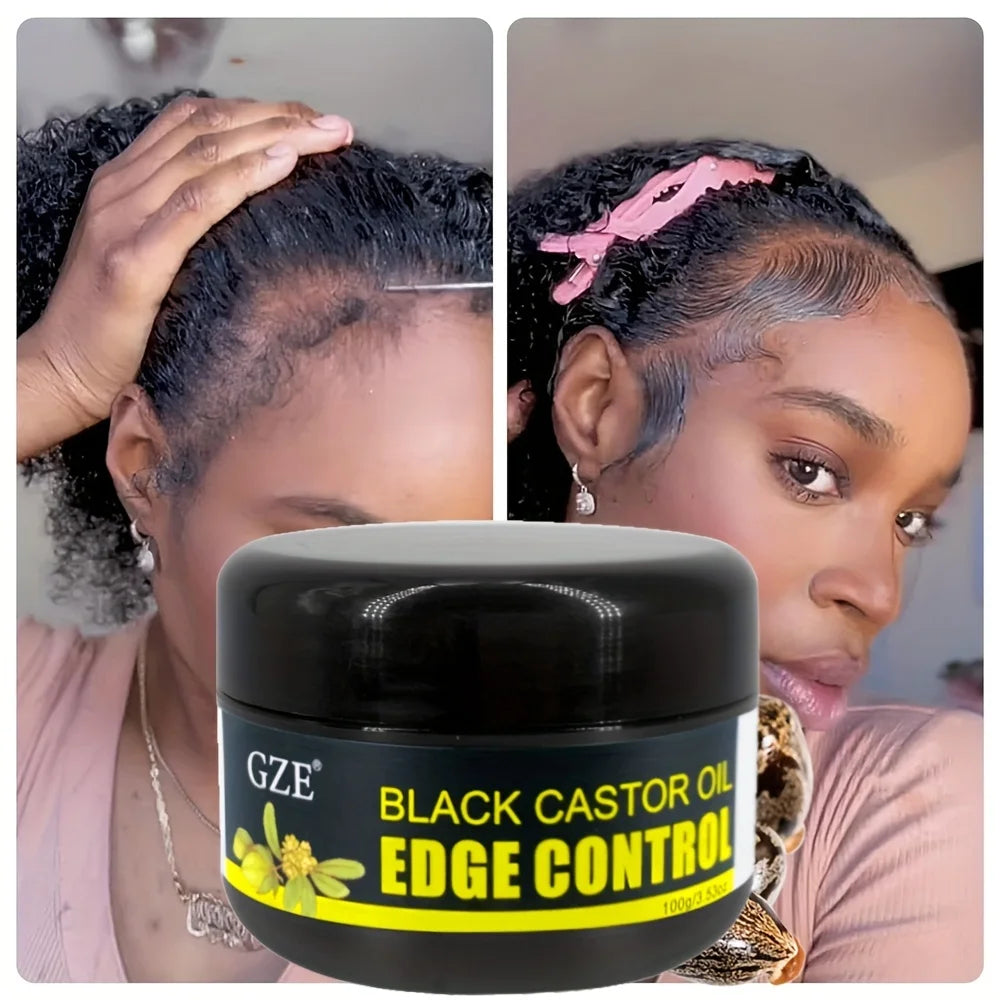 GZE African Black Castor Extra Hold Braid & Loc Twist Gel 100g