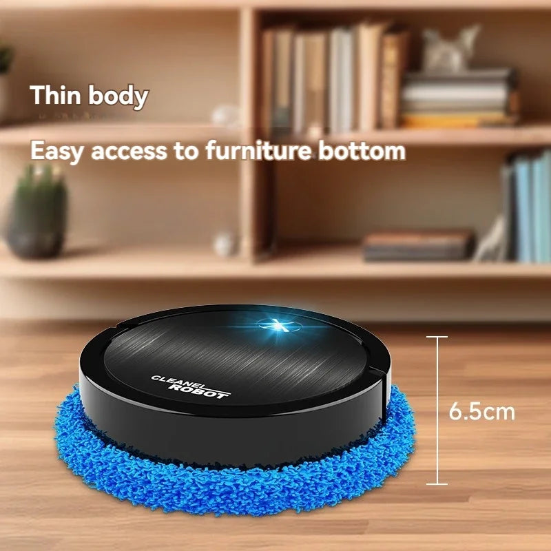GUOHE Smart Robot Mop – Wet & Dry Floor Scrubber, 180-Min