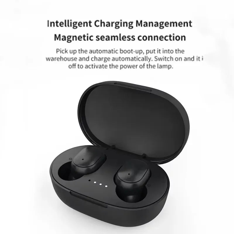 NEW A6S Wireless Headphones Fone Bluetooth Earphones Mini Earbuds with Mic Charging Gaming Headset Oasis Select