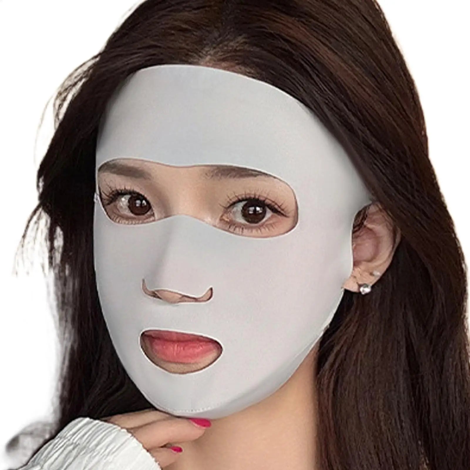 Face Cover for Sun Protection UV Protection Full Face Cover Sun Shield Adjustable Facekini Outdoor Hiking Cycling Running Gear Oasis Select