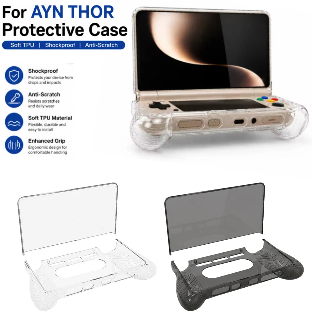 Soft TPU Case for AYN Thor Handheld Gaming Console | Clear