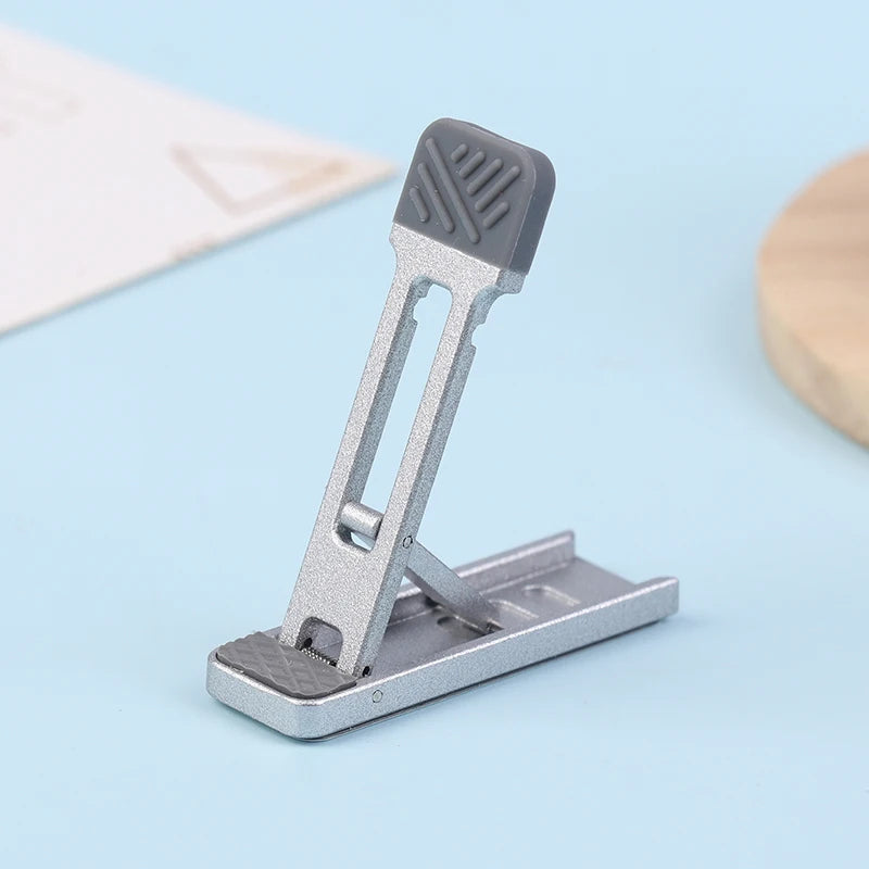 1pc Zinc Alloy Foldable Laptop Stand Portable Ultra Thin Notebook Cooling Pad Tablet Riser Adjustable Height Desktop Holder Oasis Select