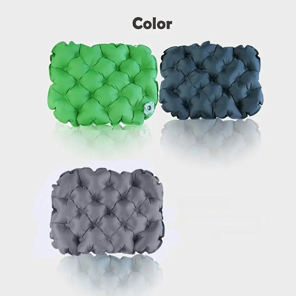 Portable Inflatable Seat Cushion Outdoor Camping Air Cushion Lightweight Travel Moisture Waterproof Anti Pressure Ulcer Air Mat Oasis Select