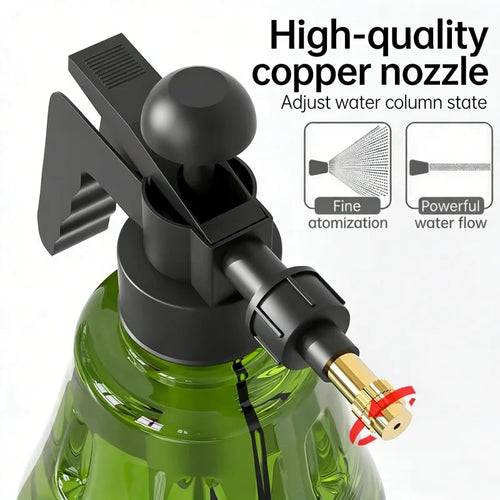 1.5L Pressure Pump Spray Bottle – Adjustable Mist & Jet Nozzle Pressure Pump Sprayer Oasis Select