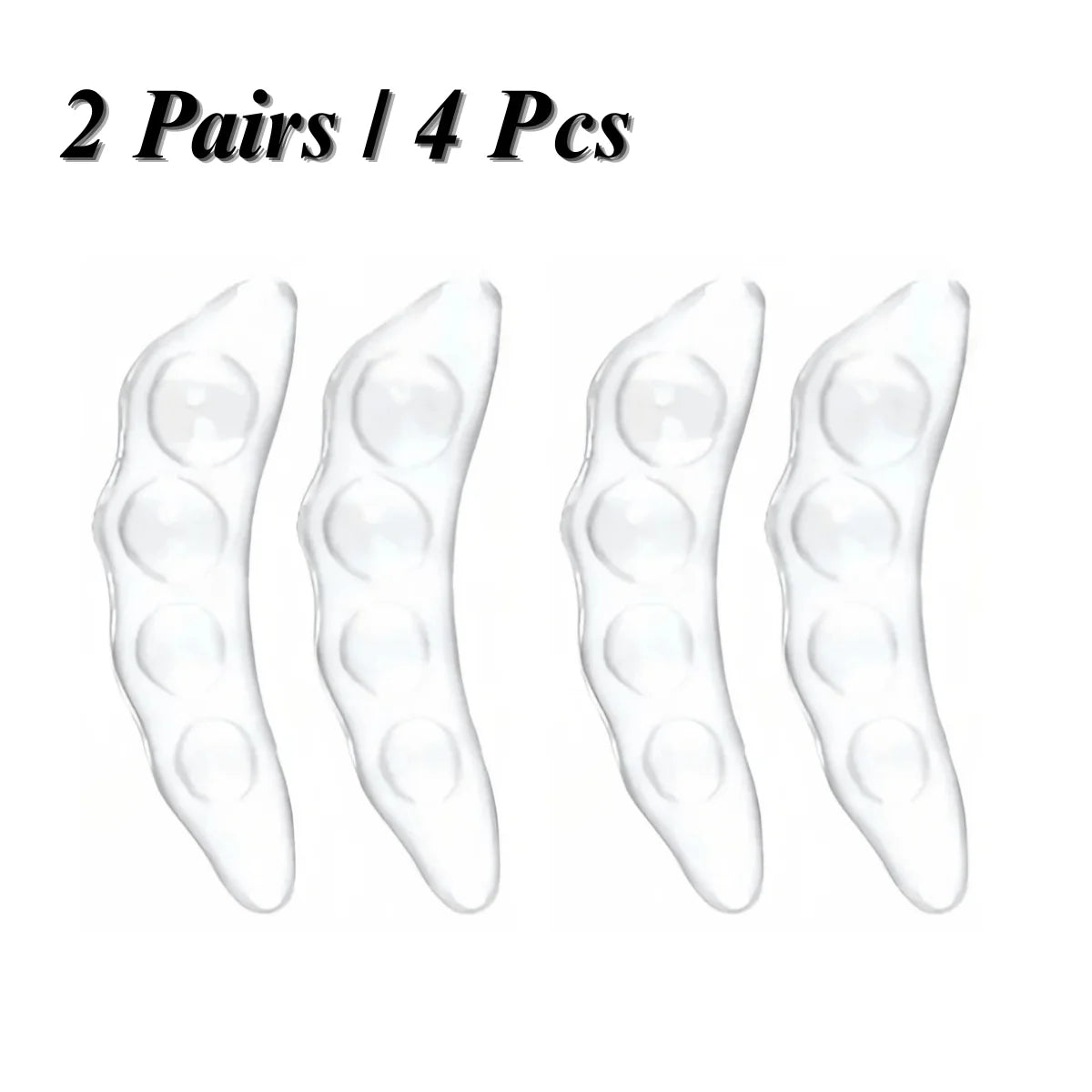 Soft Forefoot Pads Anti-Slip Self-Adhesive Gel Cushion Shoe Inserts for Women High Heels Sandals Flip Flops Comfortable Oasis Select 2 Pairs