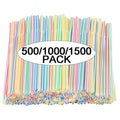 Colorful Disposable Plastic Curved Drinking Straws Reusable Straw 21cm Wedding Party Bar Drink Accessories Birthday 1000/1500PCS Oasis Select 21cm 1500pcs