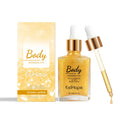Body Shimmer Oil – Gold Highlighter Drops for Face & Body Liquid Body Highlighter Oasis Select Golden Yellow