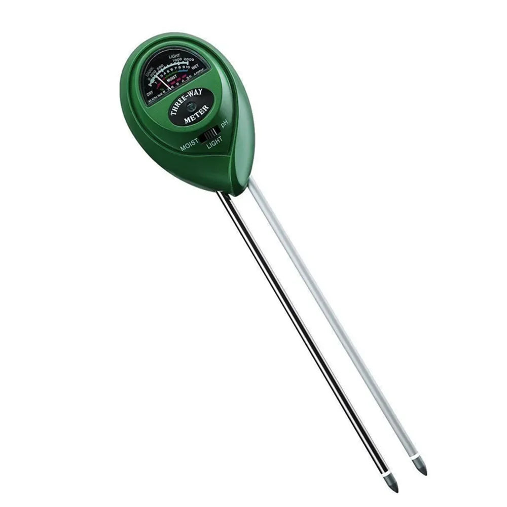 3 in 1 Soil PH Meter Sunlight PH Tester Garden Flowers Soil Moisture Sensor Meter Plants Acidity Humidity PH Monitor Detector Oasis Select