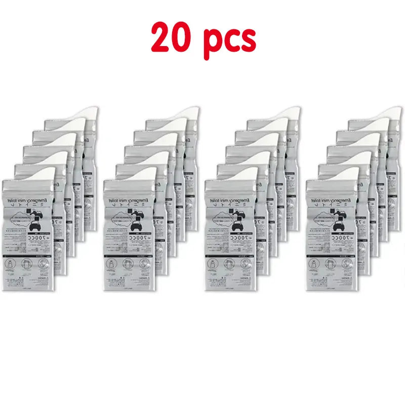 5-40pcs Outdoor Emergency Urinate Bags 700ml Easy Take Piss Bags Travel Mini Mobile Toilet For Baby Women Men Vomit Bag Oasis Select 20pcs