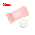 50Pcs Compressed Towel Tablets,Individually Wrapped Mini Portable Towels ,Disposable Face Washcloths for Travel,Gym,Home,Outdoor Oasis Select 50pcs