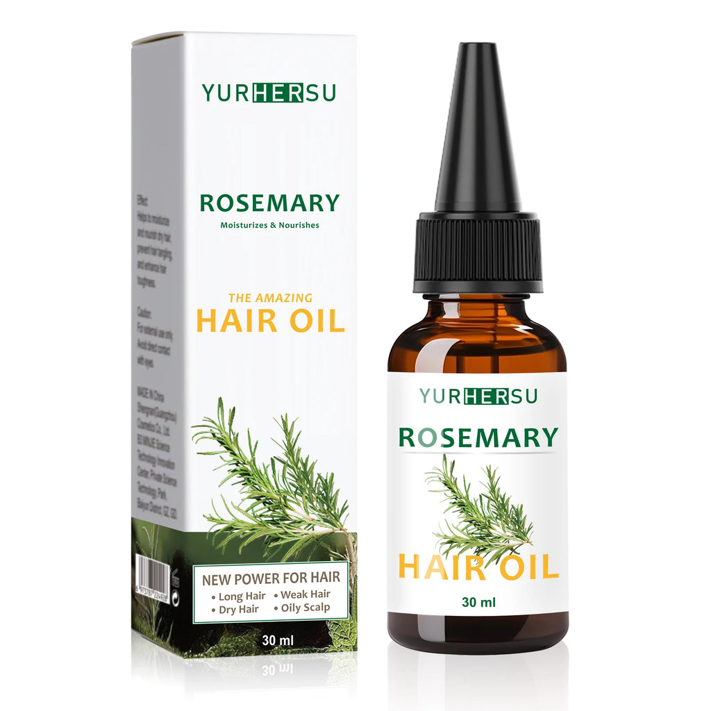 YURHERSU Pure Rosemary Hair Oil – Scalp & Hair Growth Oil Rosemary Hair Oil Oasis Select Rosemary 30ml Rosemary|30ml