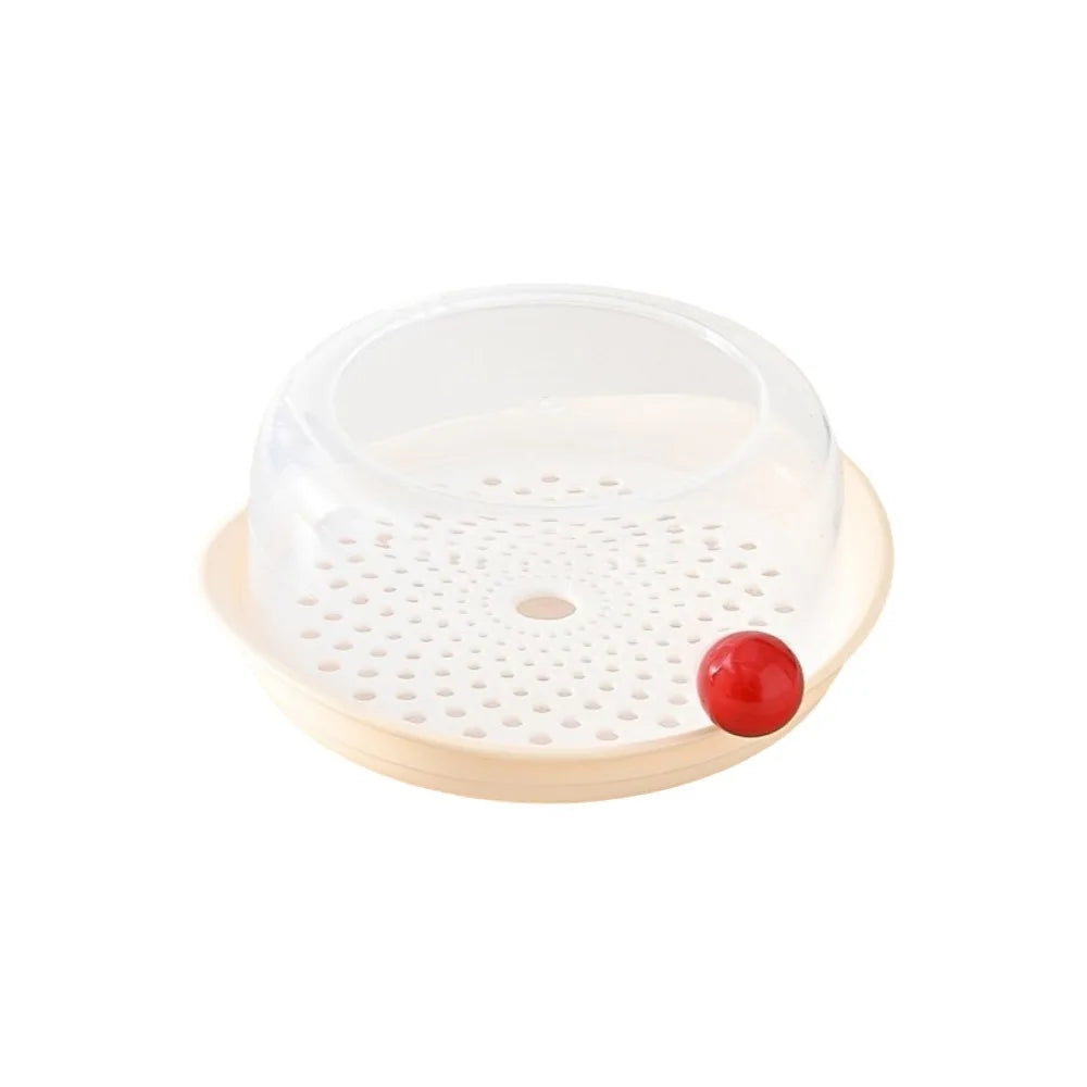 Food Grade PP Microwave Steamer with Lid & Tray | Large Capacity