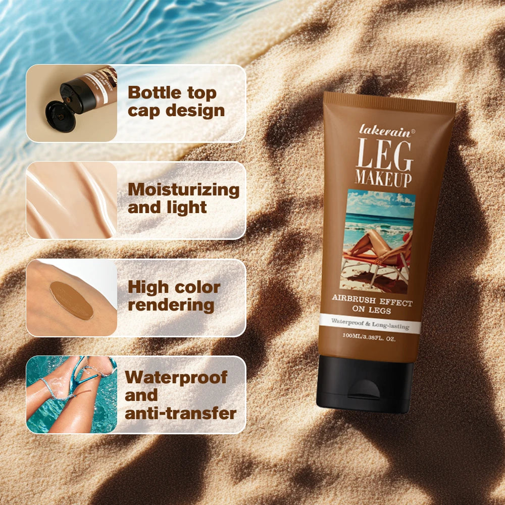 Leg Makeup Medium Easy Application Flawless Looking Legs Water Resistant Transfer Proof Lotion Leg Foundation Body Make Up Oasis Select