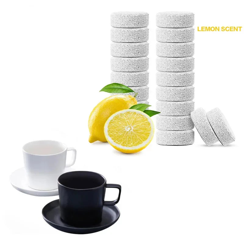 10/30/60pcs Coffee Machine Cleaning Tablets Coffee Machine Descaling Agent For Household Cleaning Coffee Machine Scale Cleaning Oasis Select