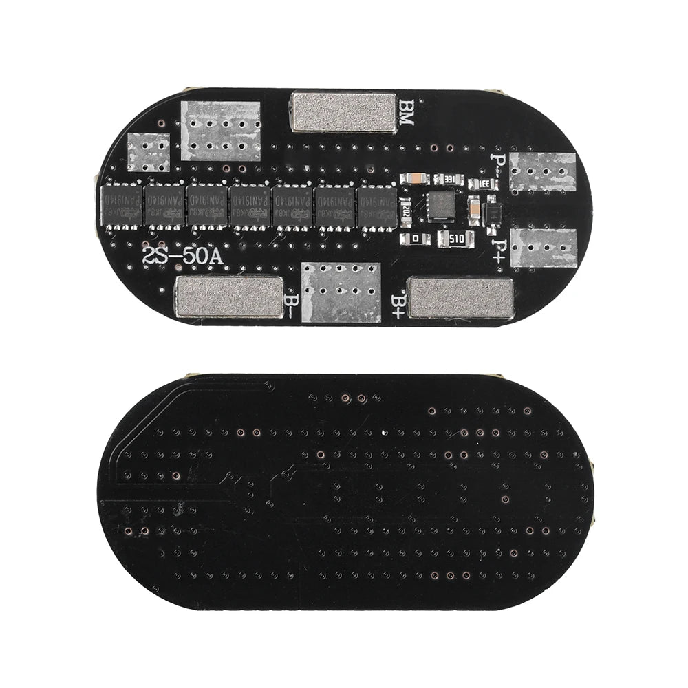BMS 2S 50A High-current 3.7V Li-ion Lithium Battery Charger Protection Board With Balance For 21700 Battery Power Tools Oasis Select A