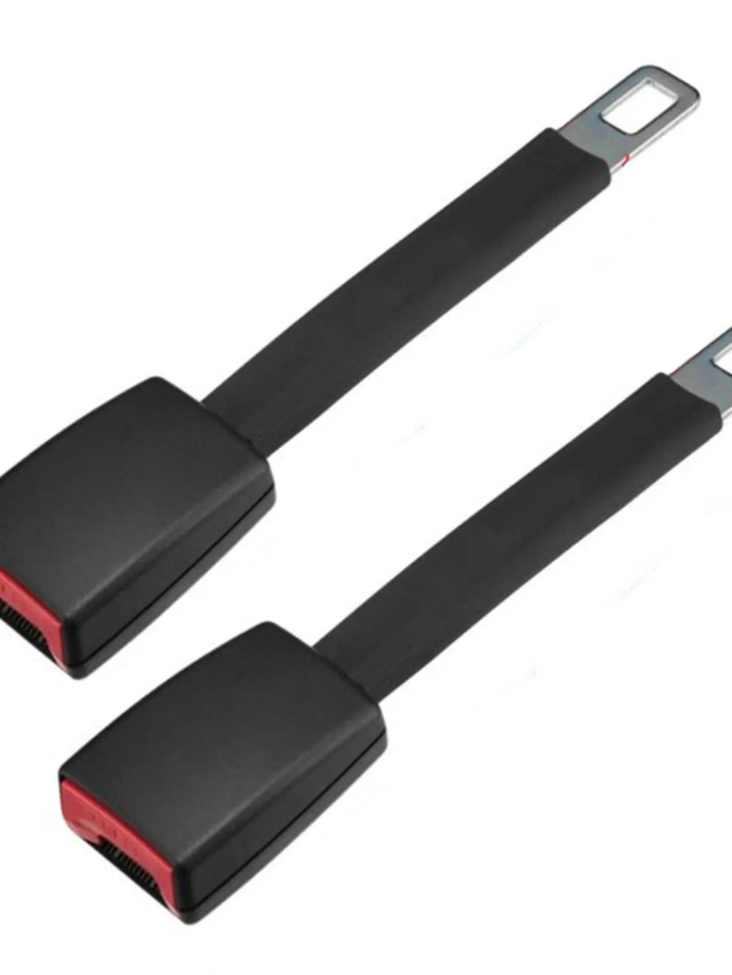 2PCS Car Seat Safety Belt Extender Clip Extension Auto Fasteners Buckle for Tongue Adapter Automotive Accessories Universal Oasis Select black
