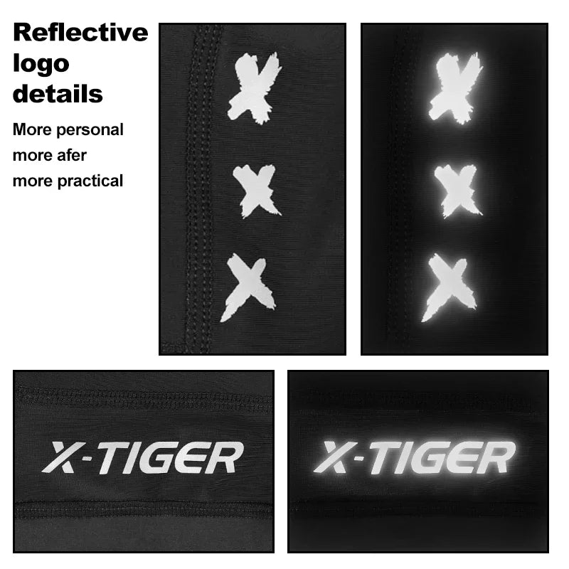 X-TIGER Cycling Shorts Men's Pro Shock Absorption 5D Padded Reflective Breathable Mountain Road Bike Shorts with Back Pockets Oasis Select