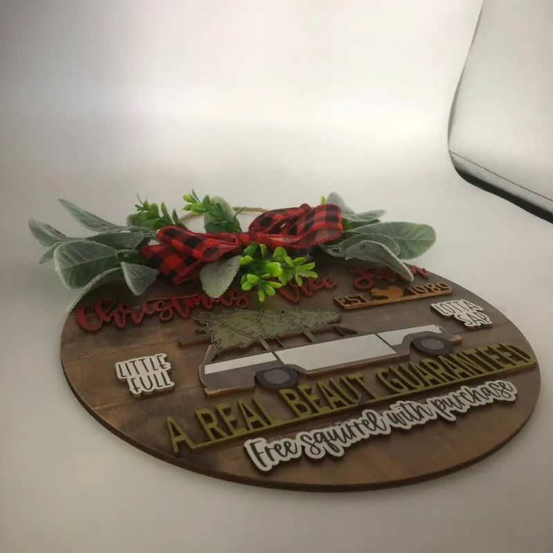 Fun Front Door Sign Christmas Decorations Wreaths Party Supplies Wooden Crafts Door Listing Oasis Select