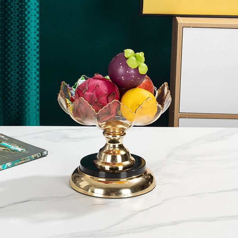 Luxury Multi-Level 360° Reversible Crystal Fruit And Candy Tray for Christmas Celebrations Oasis Select 005