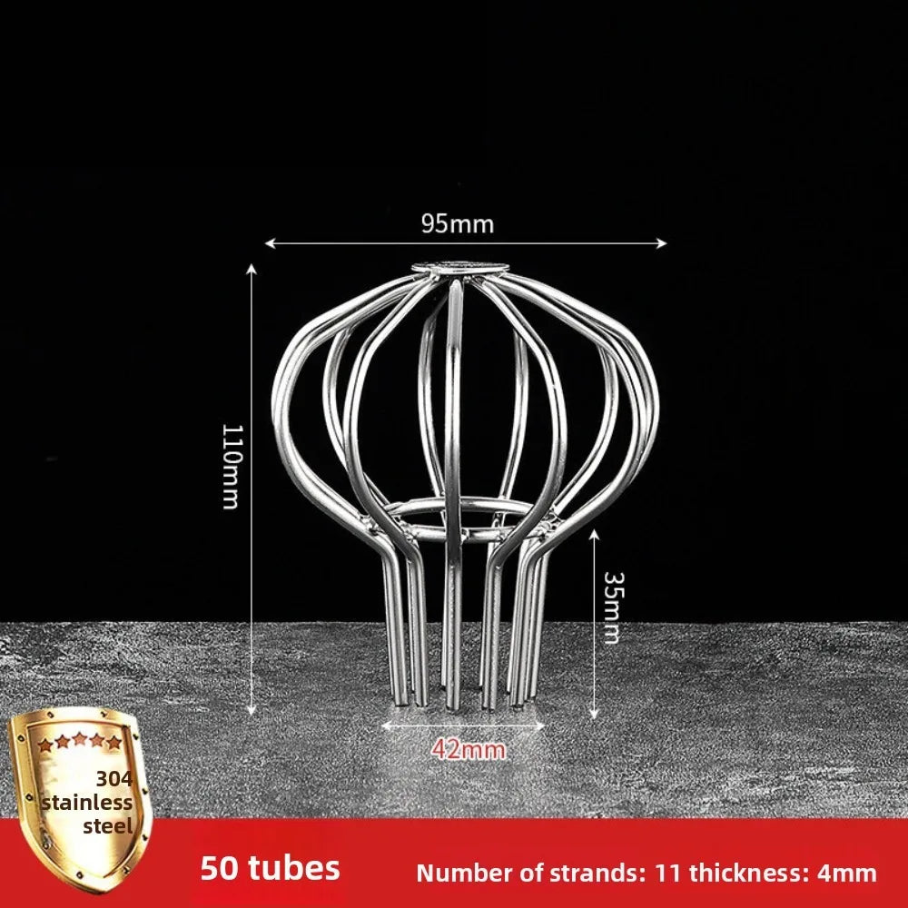 304 Stainless Steel Gutter Balloon Guard Filter Anti-leaf Fall Easy Installation Downpipe Filter Anti-blocking Oasis Select 50mm