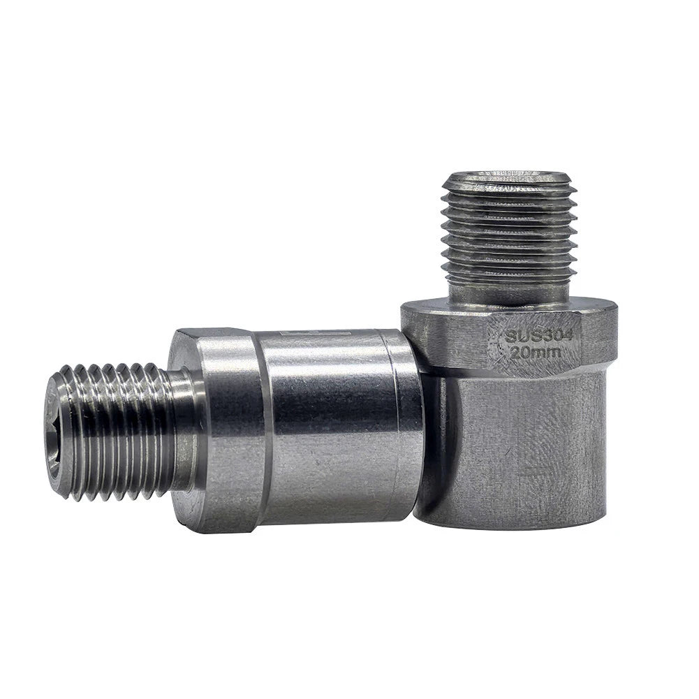 1 Pair Bicycle Pedal Adapters Bike Pedal Parts Fit 9/16 Inch Pedals For 1/2 Inch Cranks Stainless Steel For Cycling Accessories Oasis Select