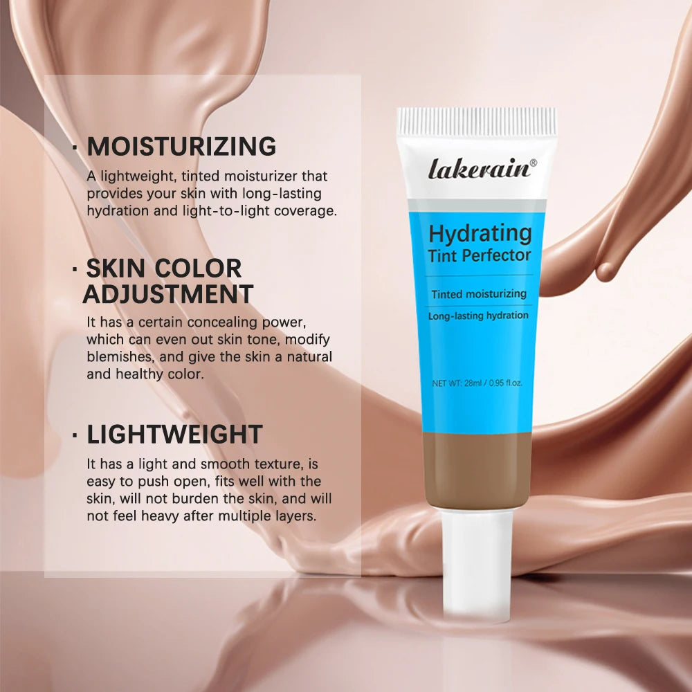 Strong Coverage Tinted Hydrator Cream Lightweight Concealer Even Skin Tone Semi-matte Finish Natural Moisturizes Face Cosmetics Oasis Select