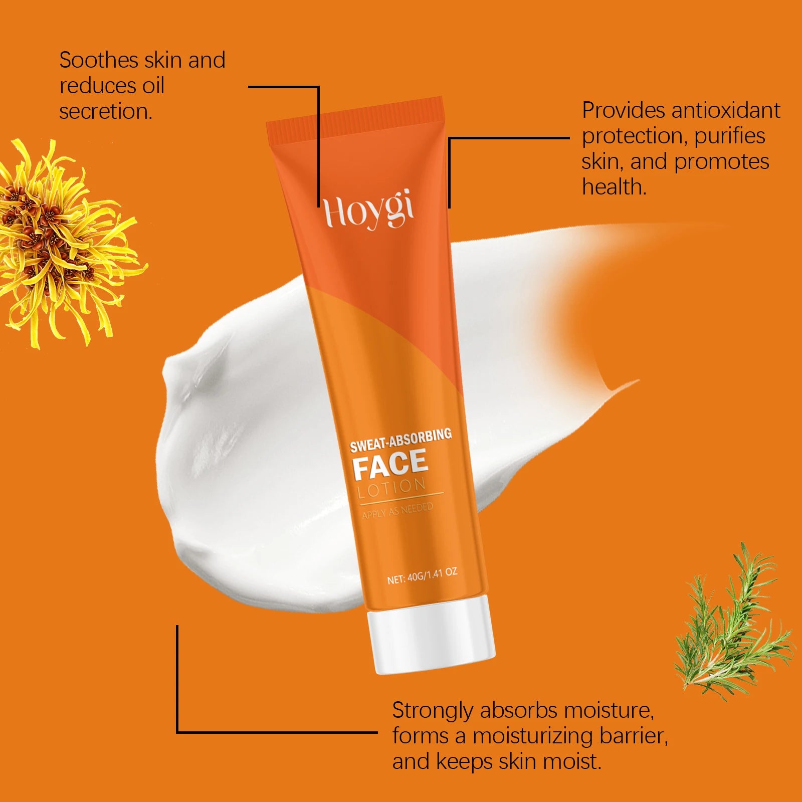 Hoygi Sweat-Absorbing Face Cream – Oil Control & Moisturizer