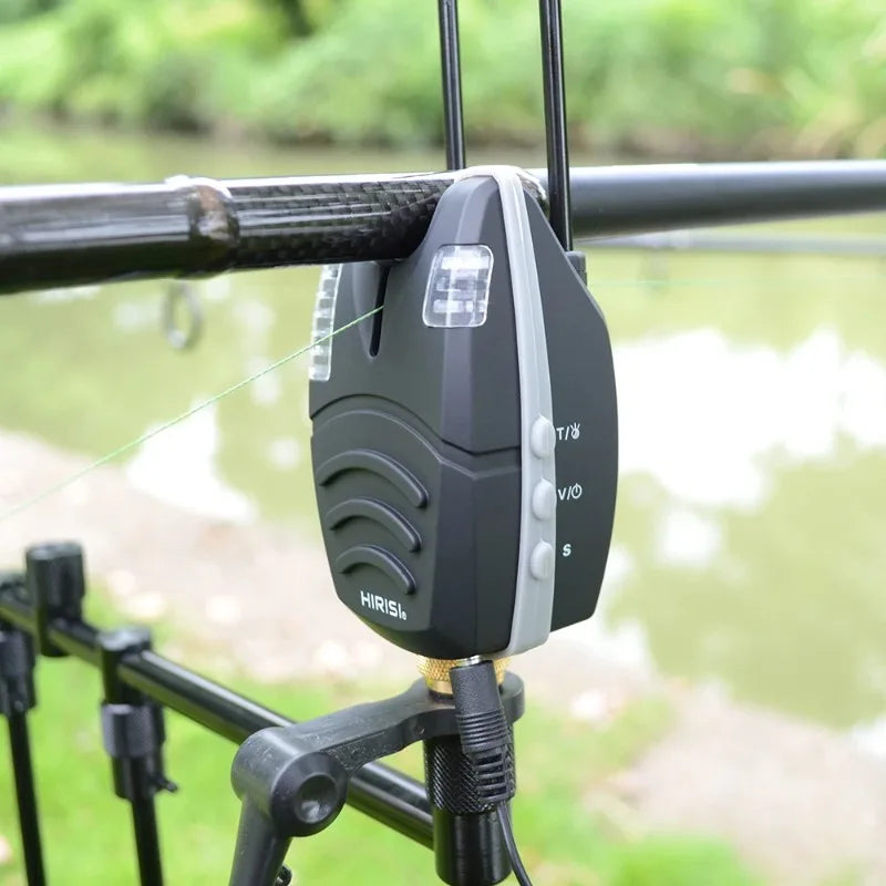2026 Hirisi Waterproof Carp Fishing Bite Alarm Snag Bar Rolling LED Band Fish Bite Indicator Induction Alarm for Angling 1PCS Oasis Select