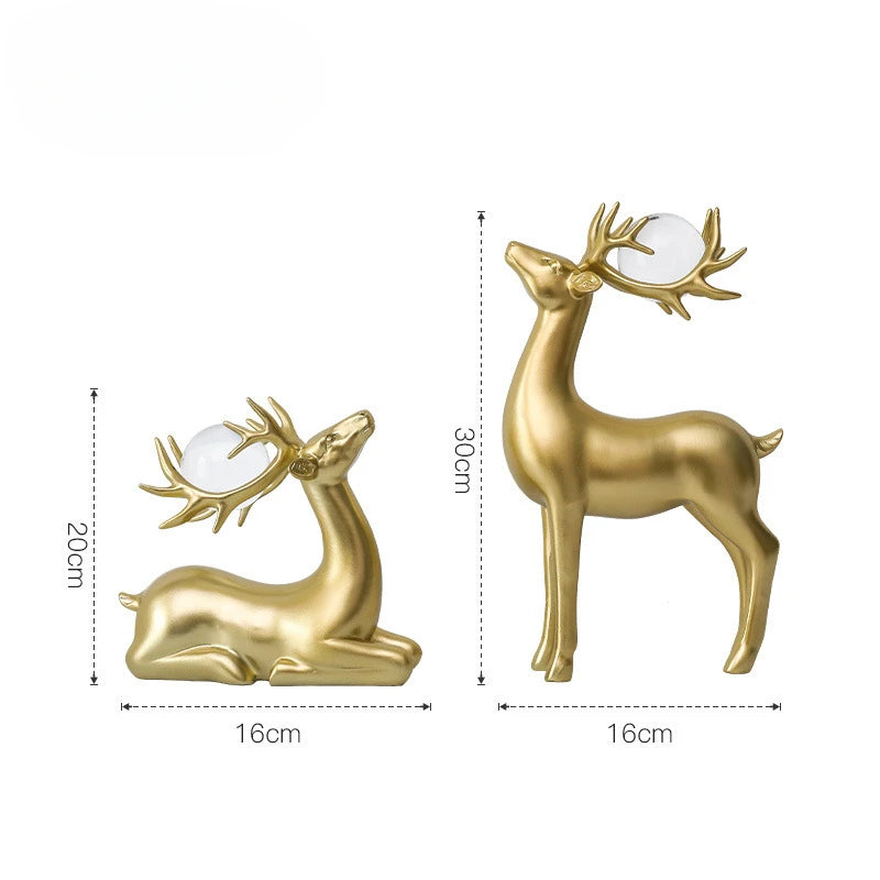 Modern Minimalist Alien Symbols Vase Homestays Hotel Simple Decor Room Decoration Flower Vase Home Decor Oasis Select deer gold
