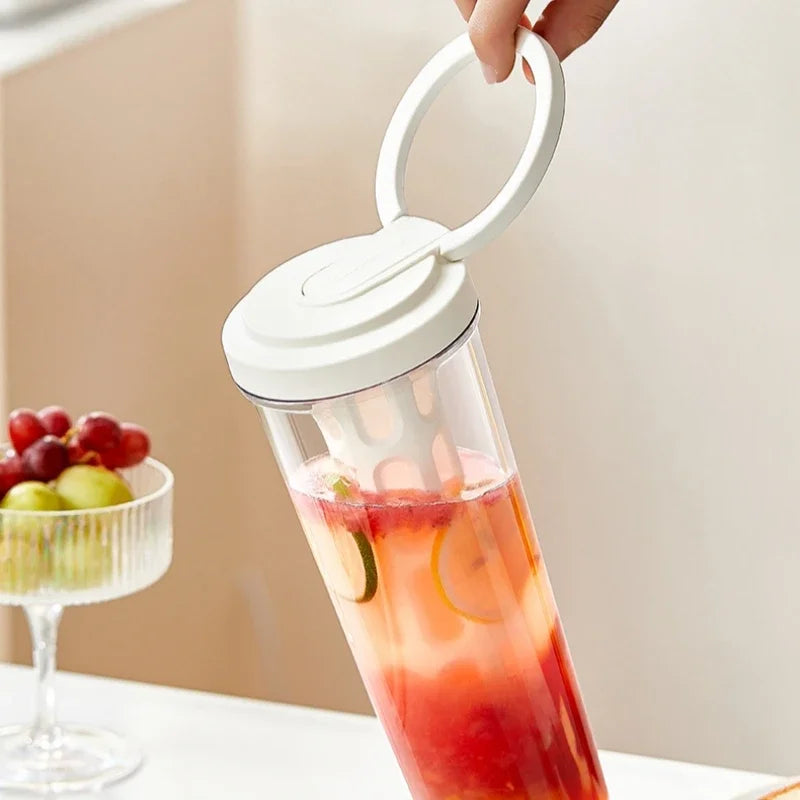 1L Manual Cold Brew Coffee Maker with Handle High-capacity Water Bottle Summer Portable Juices Tea Fruit Coffeeware Pot Oasis Select