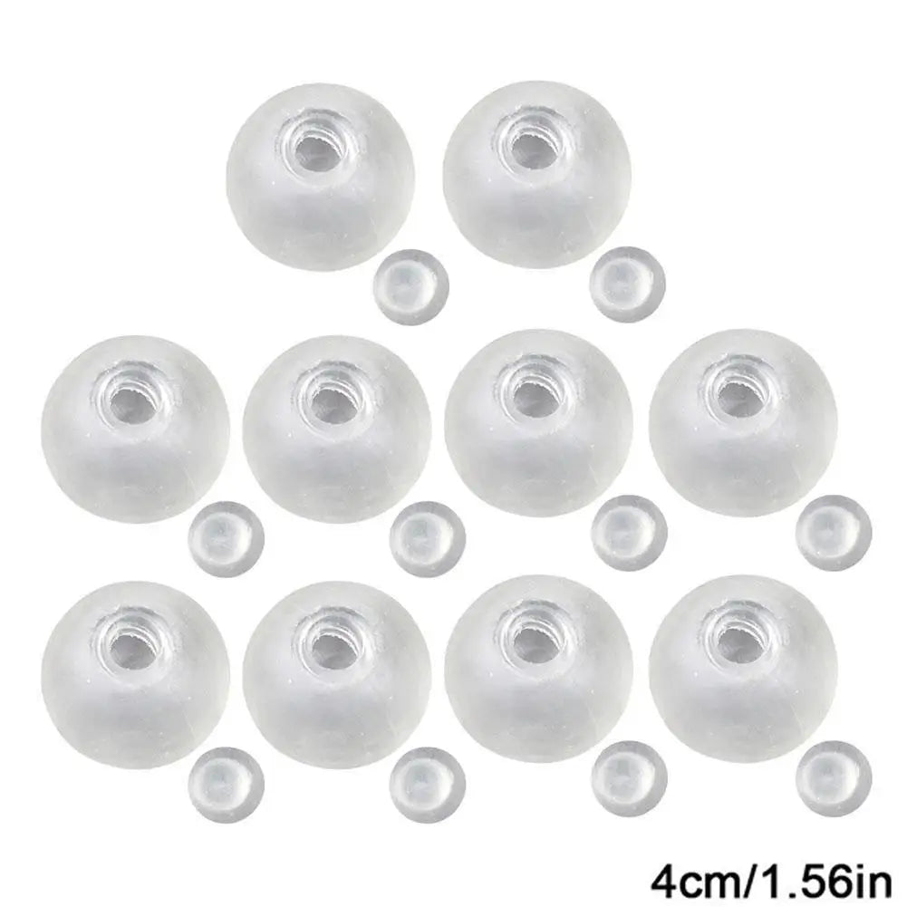DIY Empty Ball Shell For Handmade Toy - Creative DIY Stress Relief Ball Kit Soft Slow Rebound Design Fidget Toy Oasis Select White 4cm
