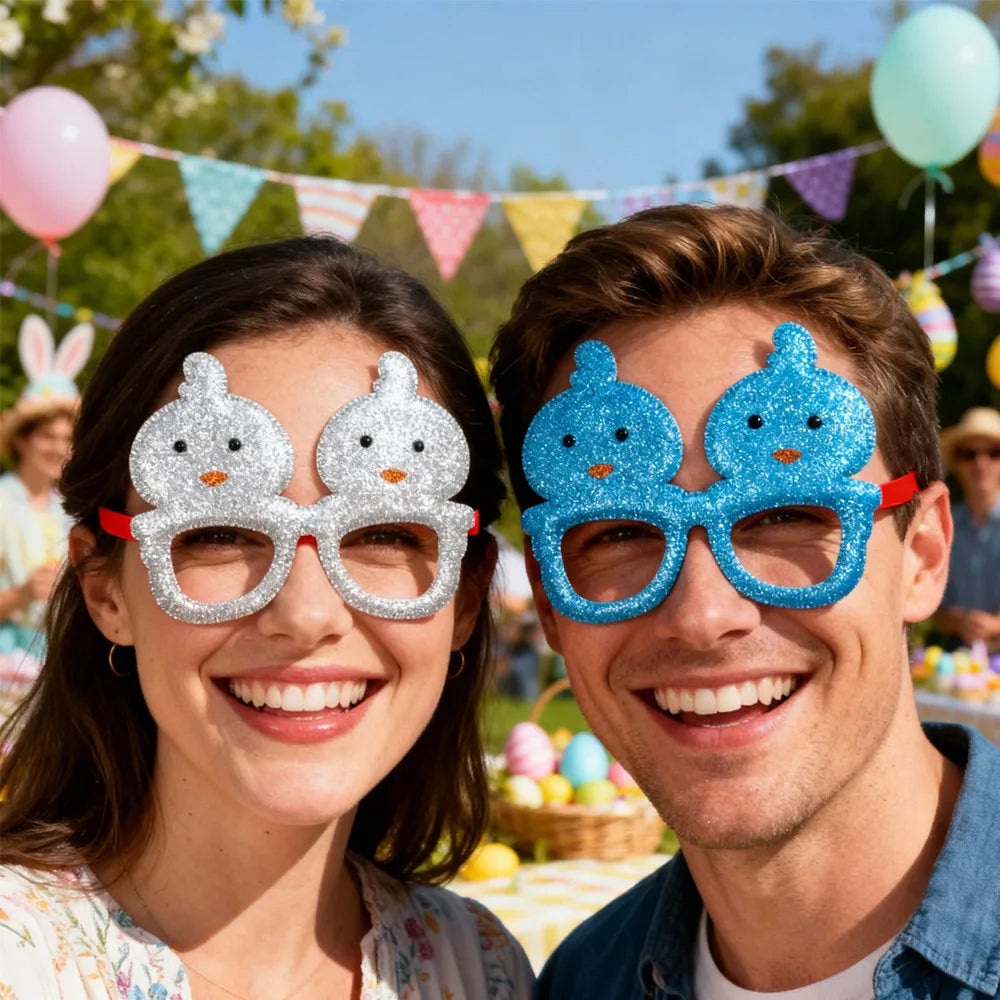 Easter Bunny Glasses Kids & Adults Photo Prop | Party Decor