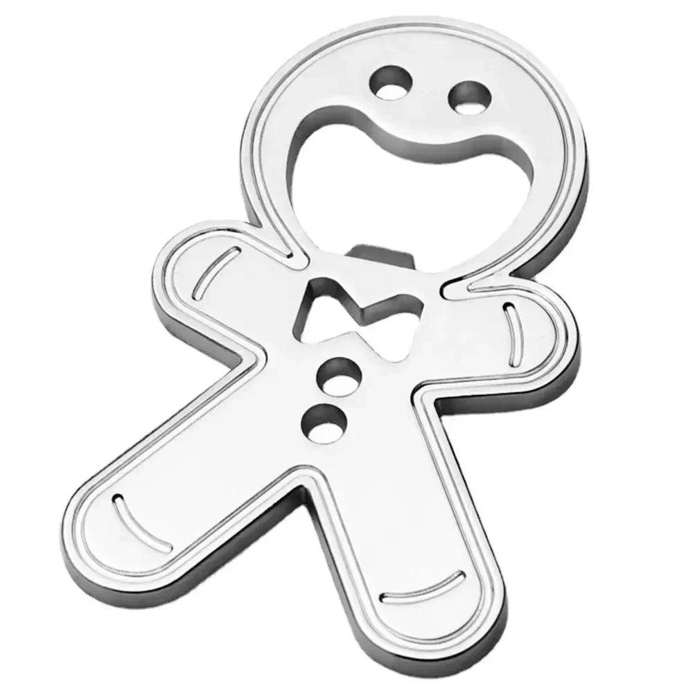 Stainless Steel Magnetic Bottle Opener Fridge Soda Glass Cap Remover Kitchen Metal Beer Bar Tool Oasis Select 1pc