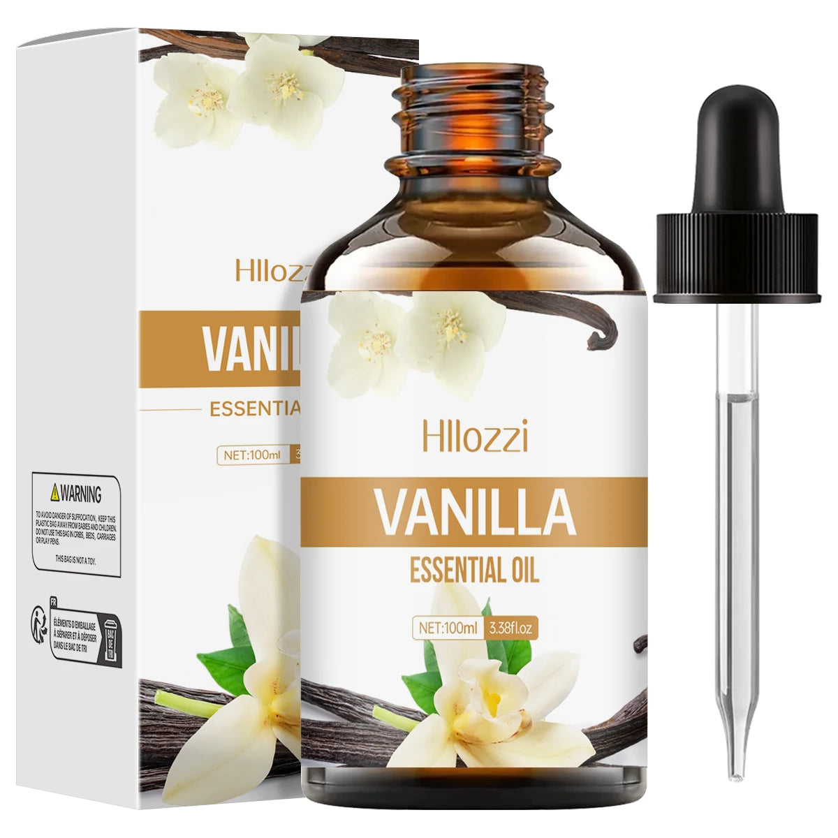 Vanilla Essential Oil – Hydrating Aromatherapy Skin Care 30–100ml