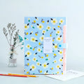 A4 Folder 5 Layers Macaron Color File Large Capacity Document Organizer Student School and Office Supplies Stationery Oasis Select SKY BLUE